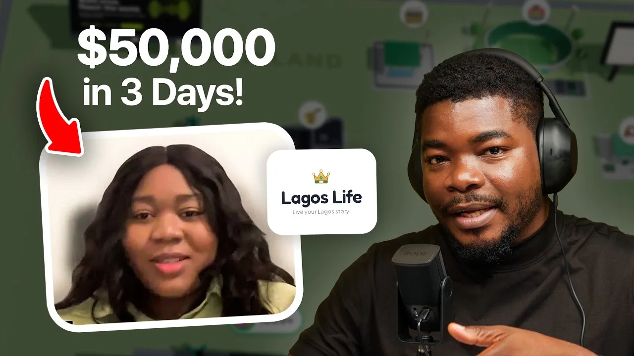 Thumbnail of the video How Lagos Life Beat ChatGPT to 1 Million Users (in 3 Days)